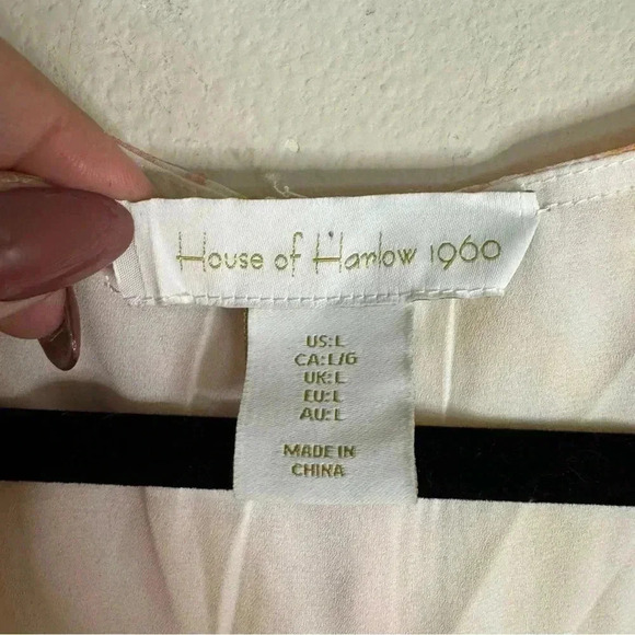 House of Harlow 1960 Rainbow Floral Maxi Dress Size Large - Picture 2 of 9